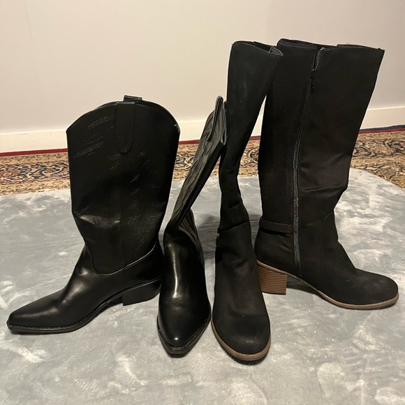 Black boots tall and western size 8.5 - Picture 2 of 13